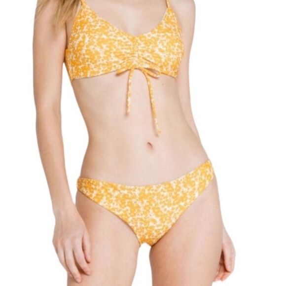 NEW Tilly’s Full Tilt Yellow Floral Print Bikini - Picture 9 of 9